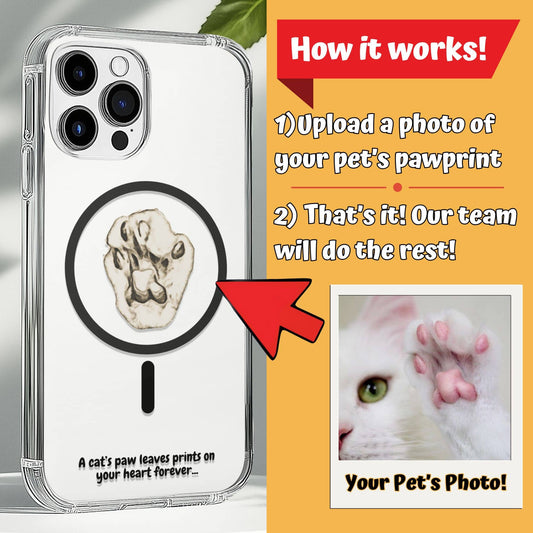 🐾 Personalized Cat Noseprint Phone Case – Your Cat’s Unique Touch! 🐾